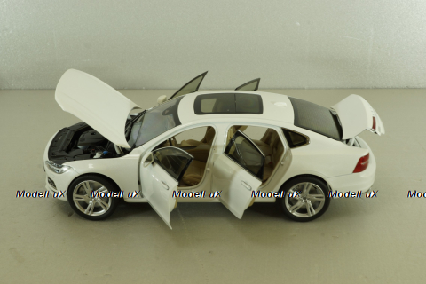 Volvo S90 2016, white, 9430783, Motorcity 1:18