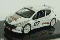 Peugeot 207 S2000 #007 Presentation version 2007, white, RAM278, IXO 1:43