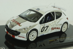 Peugeot 207 S2000 #007 Presentation version 2007, white, RAM278, IXO 1:43