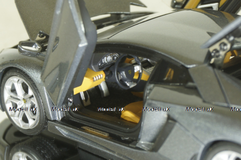 Lamborghini Aventador LP700-4 2011, metallic grey, 54646, AutoArt 1:43