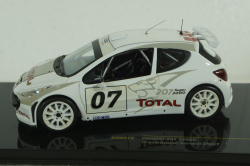 Peugeot 207 S2000 #007 Presentation version 2007, white, RAM278, IXO 1:43