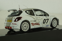 Peugeot 207 S2000 #007 Presentation version 2007, white, RAM278, IXO 1:43