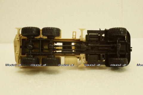 Краз-255Б ЭОВ-4421, Экскаватор бежевый, Н740, Наш Автопром 1:43