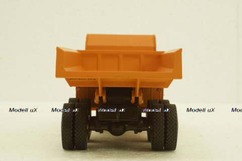 Краз-222Б самосвал, выствочный, желтый/оранжевый, Н767, Наш Автопром 1:43