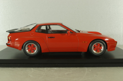 Porsche 924 Carrera GT 1981, red with red wheels, MCG18302, MCG 1:18