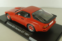 Porsche 924 Carrera GT 1981, red with red wheels, MCG18302, MCG 1:18