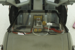 Delorean DMC 12 Time Machine with Mr. Fusion, Back To The Future, BCJ97, Hot Wheels Elite 1:18 