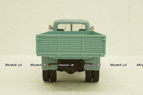 Маз-500Г грузовик с удлиненной базой, бортовой 1967, голубой, Н215, Наш Автопром 1:43