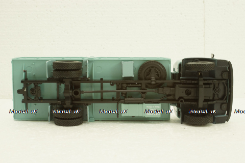 Маз-500Г грузовик с удлиненной базой, бортовой 1967, голубой, Н215, Наш Автопром 1:43