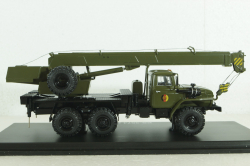 КС-3574 (Урал-4320) автокран, хаки, PLC47046, Premium Classixxs 1:43