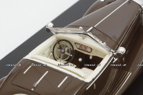 Mercedes 290 Roadmaster W18 1937, brown, 45013, NEO 1:43