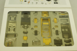 Ferrari Testarossa Spyder 1984, yellow, (кит) 012041, Herpa 1:43