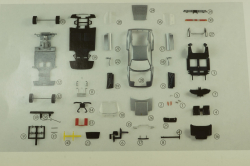 Ferrari 348 tb 1989, grey, (кит) 012027, Herpa 1:43