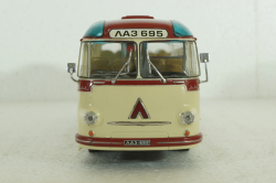 Лаз-695Б городской, беж/красн, Ultra Models 1:43