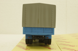 Маз-516Б, голубой, борт с тентом, Н294, Наш Автопром 1:43