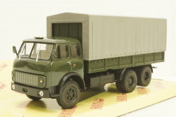 Маз-516Б, хаки, борт с тентом, Н295, Наш Автопром 1:43