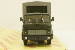 Маз-516Б, хаки, борт с тентом, Н295, Наш Автопром 1:43