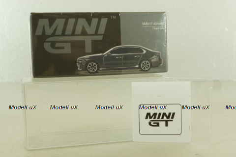 BMW i7 xDrive60, grey, MGT00618-CH, MiniGT 1:64