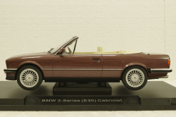 BMW 325i E30 Cabriolet  darkred metallic, 1985, MCG18380, MCG 1:18