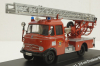 Mercedes L 319 "Feuerwehr" mit  Drehleiter DL 18, 02807, Schuco 1:43