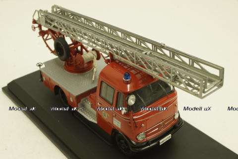 Mercedes L 319 "Feuerwehr" mit  Drehleiter DL 18, 02807, Schuco 1:43
