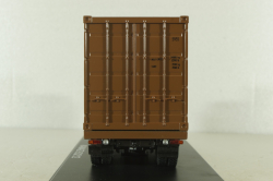 Камаз-53212 Контейнеровоз, хаки/коричневый, SSM1281, SSM 1:43