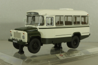 Кавз-685М, автобус 1985г., бело-зеленый, 168506, Dip Models 1:43