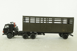 Камаз-5410 с п/прицепом Скотовоз, Арек 1:43