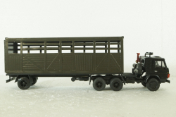Камаз-5410 с п/прицепом Скотовоз, Арек 1:43