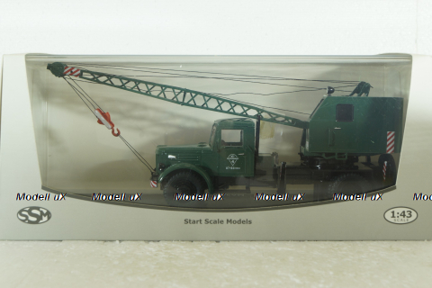 Краз-255Б1 КС-3575 Автокран, хаки,  SSM1183,  SSM 1:43