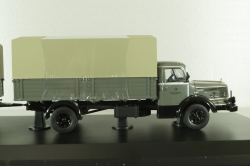 Krupp Titan planet LKW with trailer, grey, 025603, Schuco 1:43