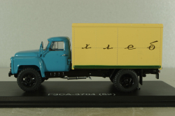 ГЗСА-3704(52) автомобиль для перевозки хлеба, голубой, SSM1327, SSM 1:43