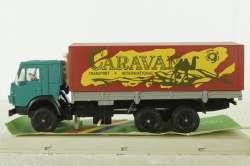 Камаз-53212, борт с тентом Caravan, декабрь 89г., Арек 1:43