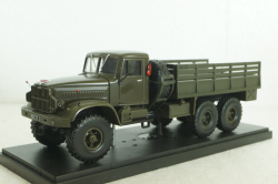 Краз-214Б борт с тентом хаки 1963, Наш Автопром 1:43