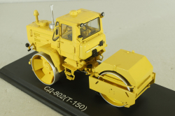 СД-802(Т-150) каток дорожный на шасси трактора Т-150 1980, желтый, SSM8016, SSM 1:43