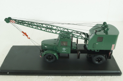 Маз-200 К-51, зеленый, автокран, SSM1165, SSM 1:43