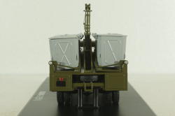 КММ-2(51) контейнерный мусоровоз на шасси ГАЗ-51Д 1958, зеленый, SSM1582, SSM 1:43