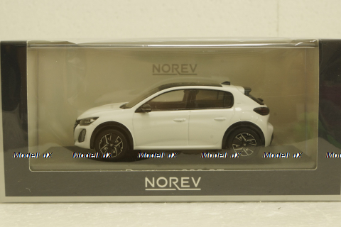 Peugeot 208 GT 2024, white, 472841, Norev 1:43