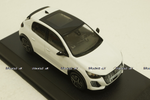 Peugeot 208 GT 2024, white, 472841, Norev 1:43