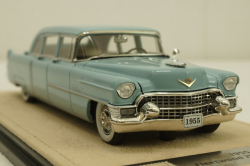 Cadillac Fleetwood 75 Limousine, blue, 1955, STM55103, Stamp Models 1:43