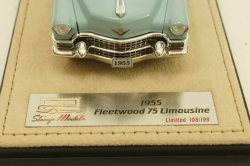Cadillac Fleetwood 75 Limousine, blue, 1955, STM55103, Stamp Models 1:43