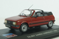 Talbot Samba Cabriolet 1983, red, Altaya 1:43