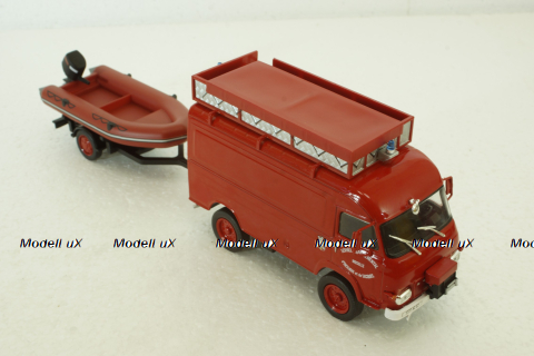 Saviem TP3 avec canot, 1977, Hachette 1:43