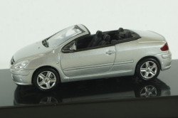 Peugeot 307CC Cabriolet 2003 silver, Altaya 1:43 