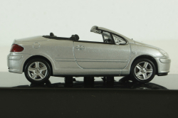 Peugeot 307CC Cabriolet 2003 silver, Altaya 1:43 