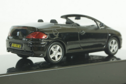 Peugeot 307CC Cabriolet 2003, black, Altaya 1:43