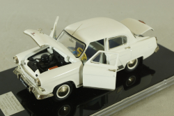 Газ-М 21И Волга 1958 белый, BB-01wh MTC, 1:43