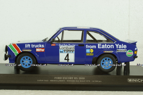 Ford Escort RS 1800 Mikkola Winner Lombard RAC 1978, 155788704, Minichamps 1:18