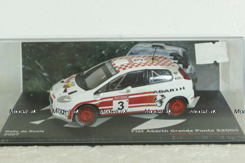 Fiat Abarth Grande Punto S2000 A.Alen Rally Russia 2007, Altaya 1:43
