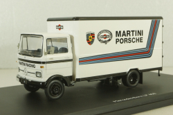 Mercedes LP 608 truck Martini-Porsche racing, white, 03520, Schuco 1:43